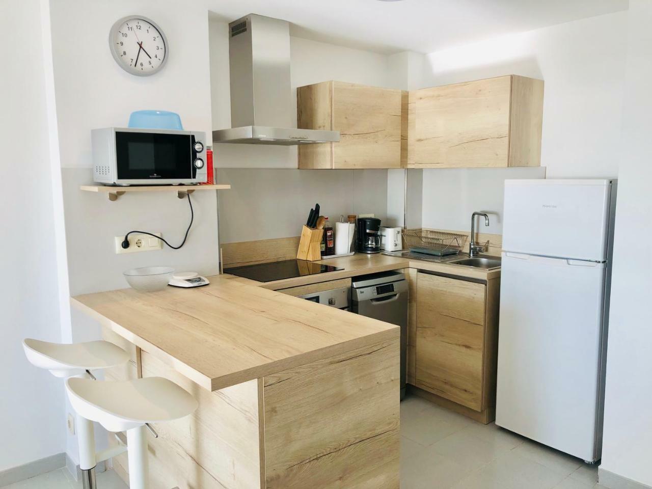 Roc Mar 3 3D - Apartamento Cerca Del Centro Y De La Playa - Terraza Con Vistas Al Mar Y Al Puerto Rosas Exteriör bild