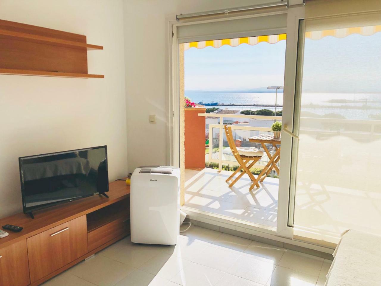 Roc Mar 3 3D - Apartamento Cerca Del Centro Y De La Playa - Terraza Con Vistas Al Mar Y Al Puerto Rosas Exteriör bild